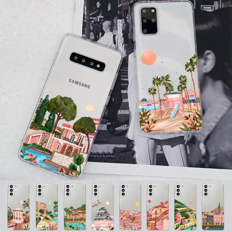 Fashion Landscape Painting Phone Case for Samsung S20 S10 lite S21 plus for Redmi Note8 9pro for Huawei P20 Clear Case
Fashion Landscape Painting Phone Case for Samsung S20 S10 lite S21 plus for Redmi Note8 9pro for Huawei P20 Clear Case