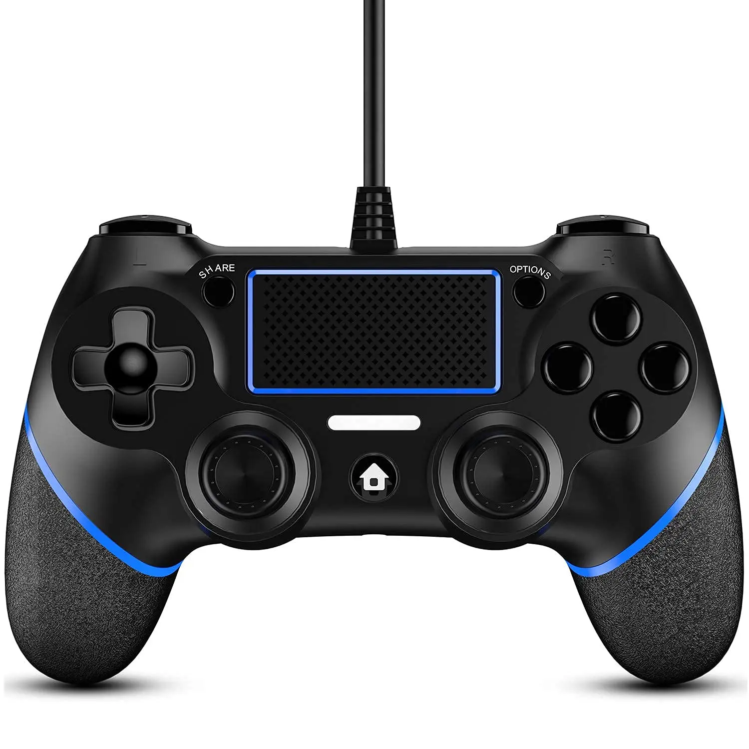 Professional Wired Controller USB PC Wired Gamepad Plug and Play Replacement for PS4 Controller Motion Motors Anti-Slip Design 
Professional Wired Controller USB PC Wired Gamepad Plug and Play Replacement for PS4 Controller Motion Motors Anti-Slip Design