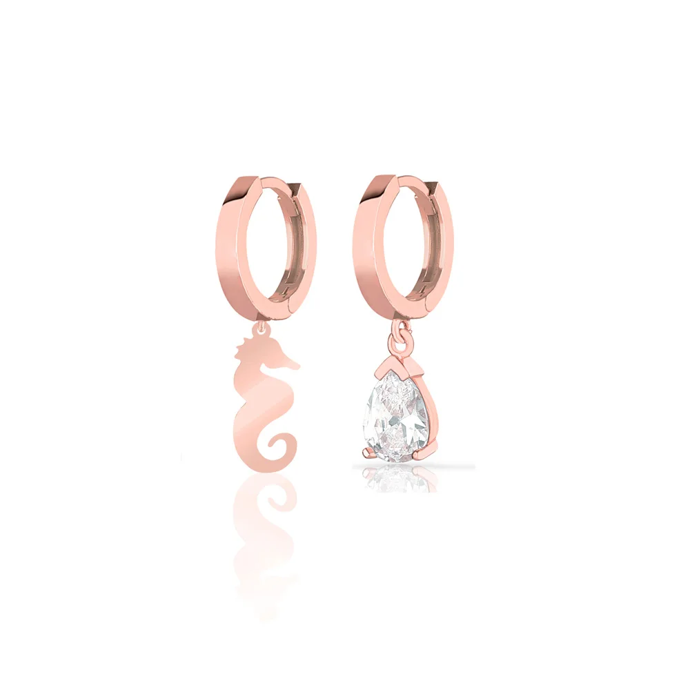 Newdesign Earrings Jewelry Seahorse 925 Sterling Silver For Women Rose Gold Plated With Zircon Drop Earrings
Newdesign Earrings Jewelry Seahorse 925 Sterling Silver For Women Rose Gold Plated With Zircon Drop Earrings
