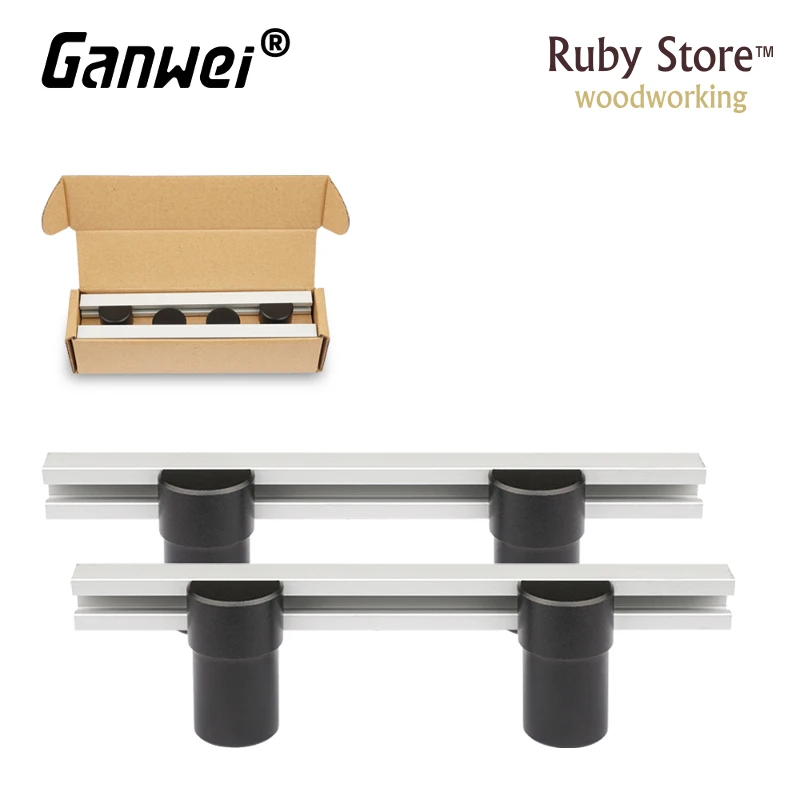 SET of 4 Benchdogs + 2 T-tracks Workbench Planing Stop Ganwei | Инструменты