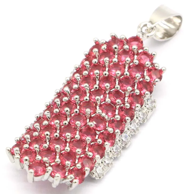 47x17mm Anniversary Big Size Raspberry Rhodolite Garnet CZ Women Dating 925 Sterling Silver Pendant 
47x17mm Anniversary Big Size Raspberry Rhodolite Garnet CZ Women Dating 925 Sterling Silver Pendant