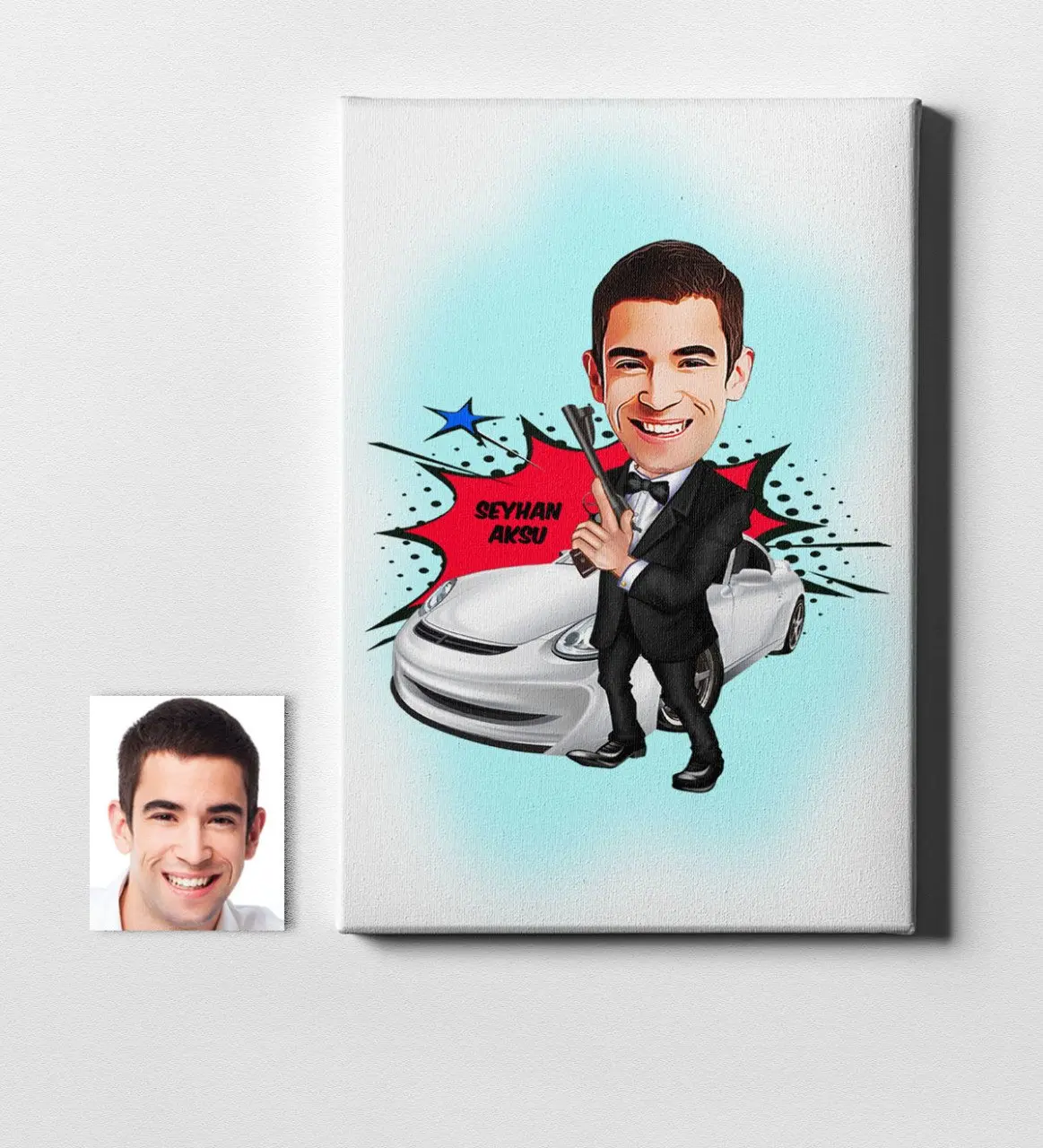 Personalized Mr Special Agent Cartoon Canvas Print (50x70 cm.) 1 Special Design Souvenir Beautiful Memories Friends Co Dear
Personalized Mr Special Agent Cartoon Canvas Print (50x70 cm.) 1 Special Design Souvenir Beautiful Memories Friends Co Dear