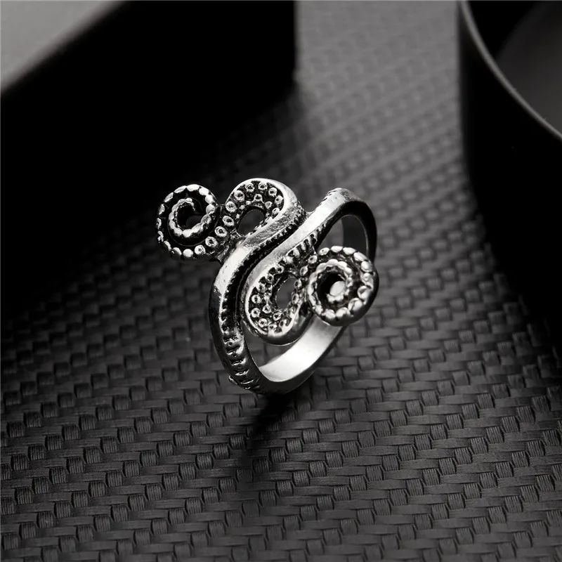 Unique Punk Octopus Squid Love Heart Opening Rings For Women Men Trendy Black Animal Hip Hop Finger Ring Party Jewelry Gifts
Unique Punk Octopus Squid Love Heart Opening Rings For Women Men Trendy Black Animal Hip Hop Finger Ring Party Jewelry Gifts