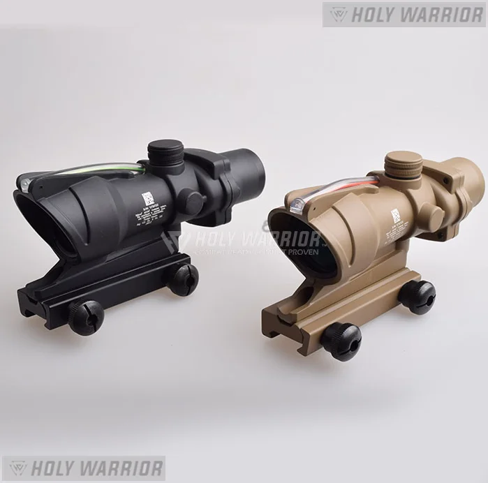 HW Охотничий Прицел ACOG TA31 4X32 оптика из настоящего волокна красная точка с