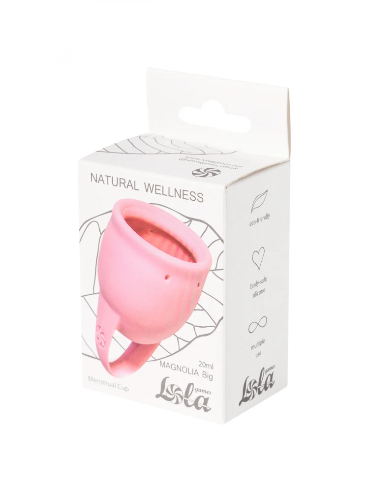Менструальная чаша Lola Games Natural Wellness Tulip синий, 20 мл 4000-06lola - Lola Toys - Менструальные чаши - Купить