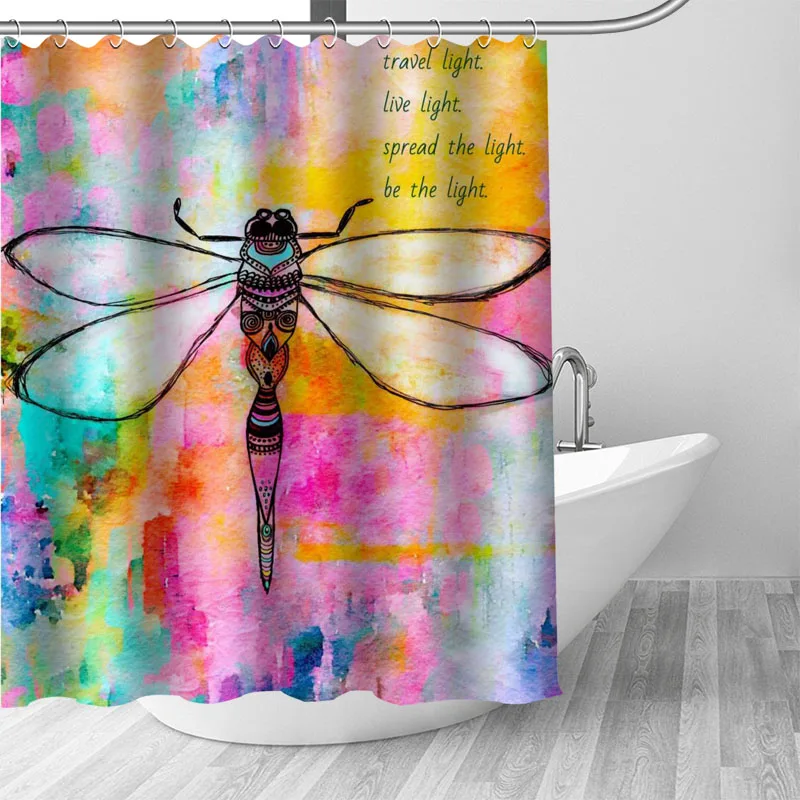 Dragonfly Painting Shower Curtain Waterproof Fabric Bathroom Curtain Nature Bath Curtains Opaque Curtain Bath Things
Dragonfly Painting Shower Curtain Waterproof Fabric Bathroom Curtain Nature Bath Curtains Opaque Curtain Bath Things