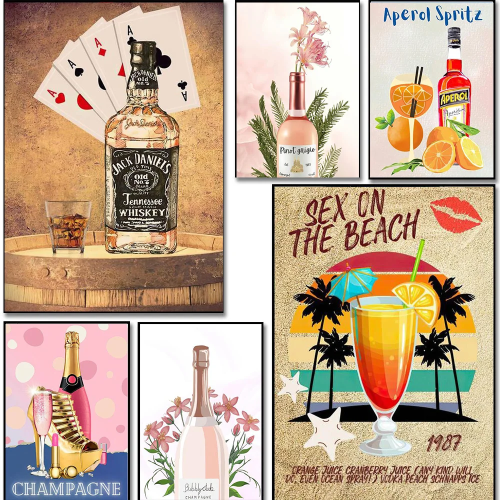 Whisky Champagne Flower Fashion Art Canvas Painting Posters And Prints For Wine Bar Saloon Mural Pictures Modern Pub Wall Decor
Whisky Champagne Flower Fashion Art Canvas Painting Posters And Prints For Wine Bar Saloon Mural Pictures Modern Pub Wall Decor