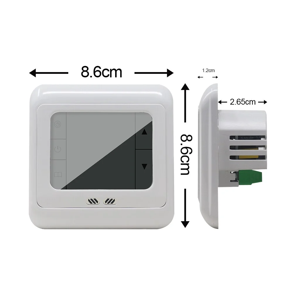 Digital Home Thermoregulator Touch Screen Heating Thermostat For Warm Floor Electric Heating System Temperature Controller
Digital Home Thermoregulator Touch Screen Heating Thermostat For Warm Floor Electric Heating System Temperature Controller