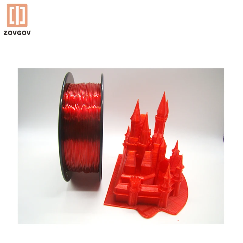 TPU Filament Flexible ZOVGOV 3D Printing 1.75mm 800G Multicolor Semi Transparent Red
TPU Filament Flexible ZOVGOV 3D Printing 1.75mm 800G Multicolor Semi Transparent Red