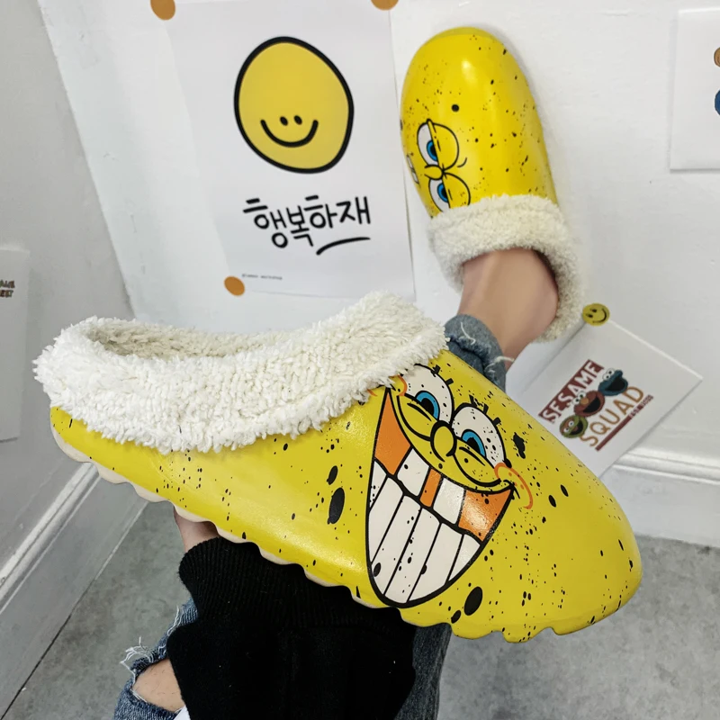 Women Bread Cotton Slippers 2021 New Fashion Graffiti Indoor Outdoor Anti-Slip Waterproof Cartoon Men Shoes Warm Unisex Sandals
Women Bread Cotton Slippers 2021 New Fashion Graffiti Indoor Outdoor Anti-Slip Waterproof Cartoon Men Shoes Warm Unisex Sandals