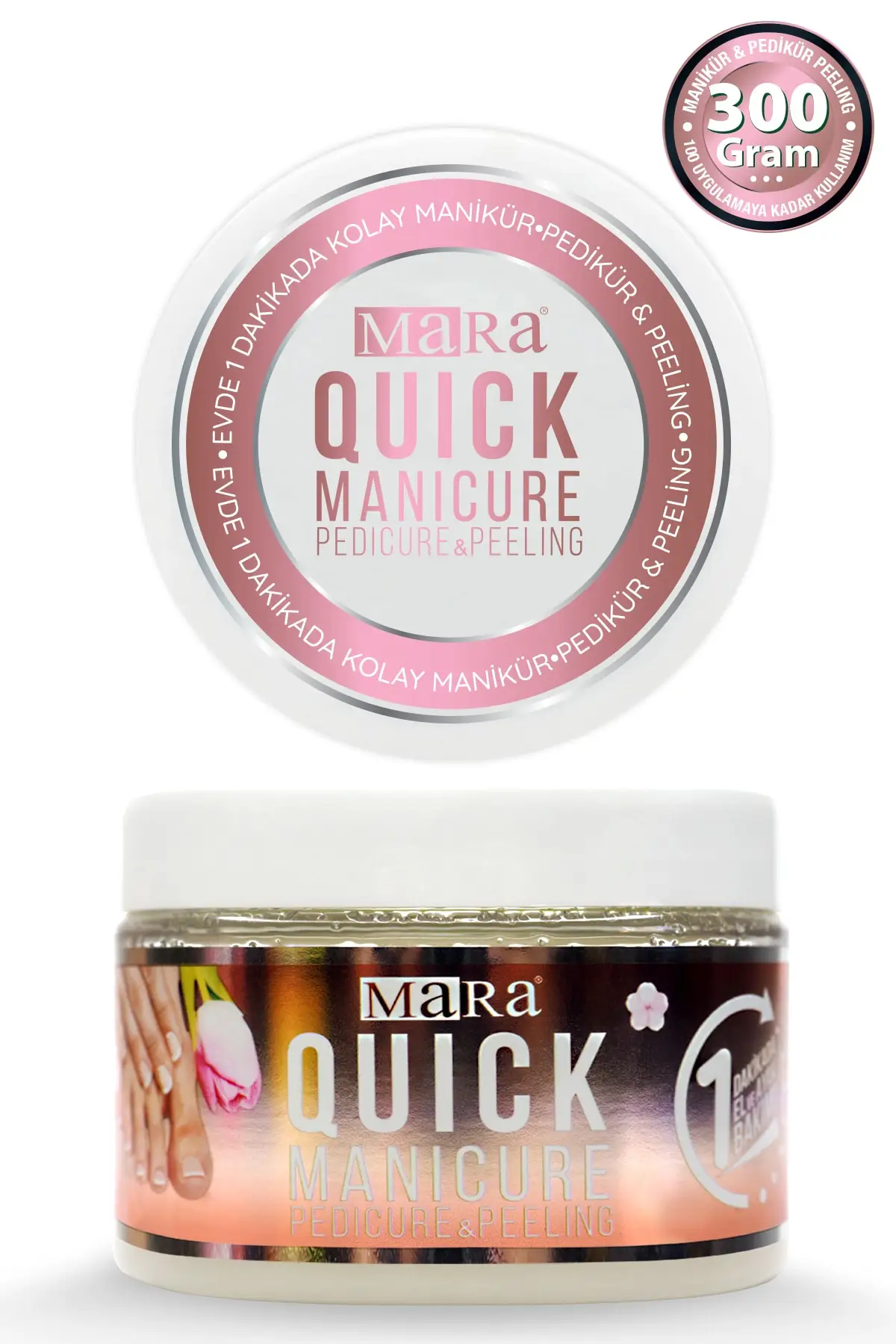 Mara Easy Manicure Pedicure Hand Foot Nail Peeling Natural Oil Soft Hands Nail Whitening Women Health Care Beauty Turkey 300 GR
Mara Easy Manicure Pedicure Hand Foot Nail Peeling Natural Oil Soft Hands Nail Whitening Women Health Care Beauty Turkey 300 GR