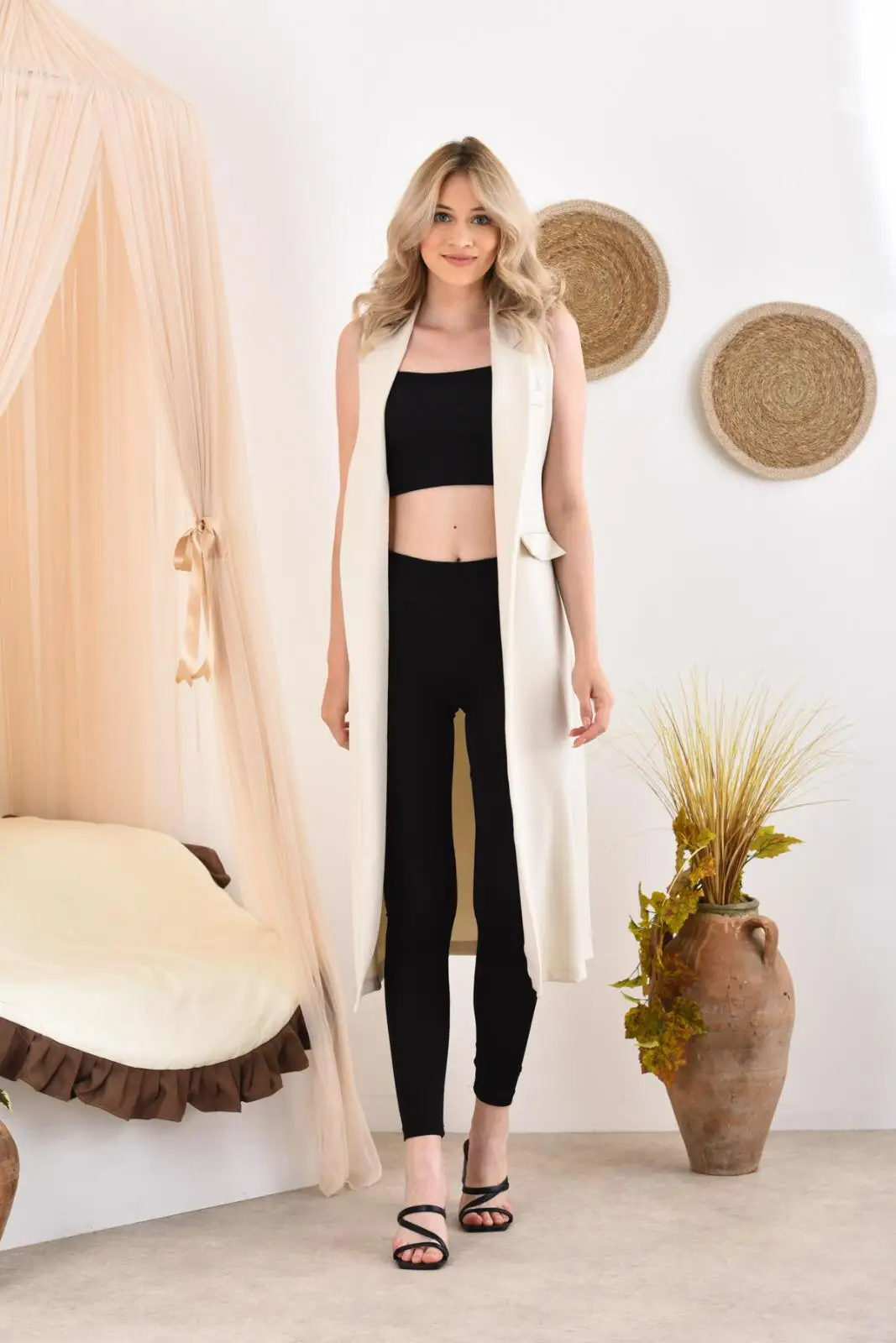 ELEGANT LONG VEST autumn winter vest jacket women's long turn-down collar outdoor sewing sleeveless Pantone POCKET CLAMSHELL ELE
ELEGANT LONG VEST autumn winter vest jacket women's long turn-down collar outdoor sewing sleeveless Pantone POCKET CLAMSHELL ELE
