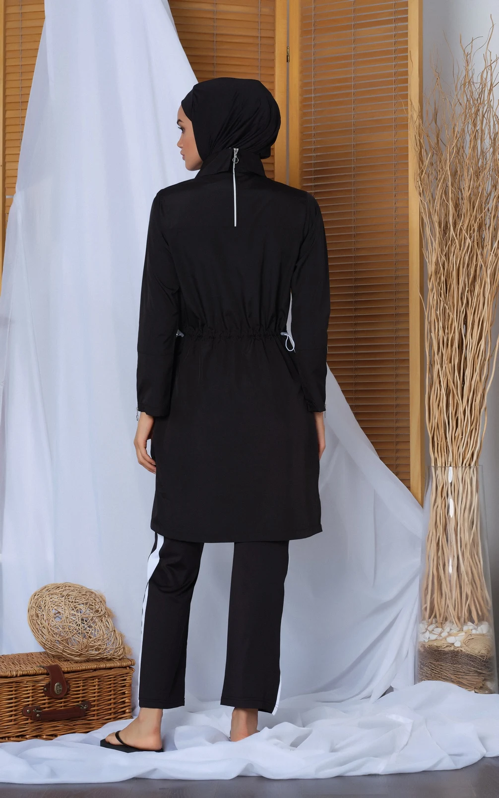 Muslim Swimwear Burkini Islamic Women Modest Hijab Swimsuit full cover beachwear 'ALFASA 19365 Double Suit Handkerchief Collar'
Muslim Swimwear Burkini Islamic Women Modest Hijab Swimsuit full cover beachwear 'ALFASA 19365 Double Suit Handkerchief Collar'