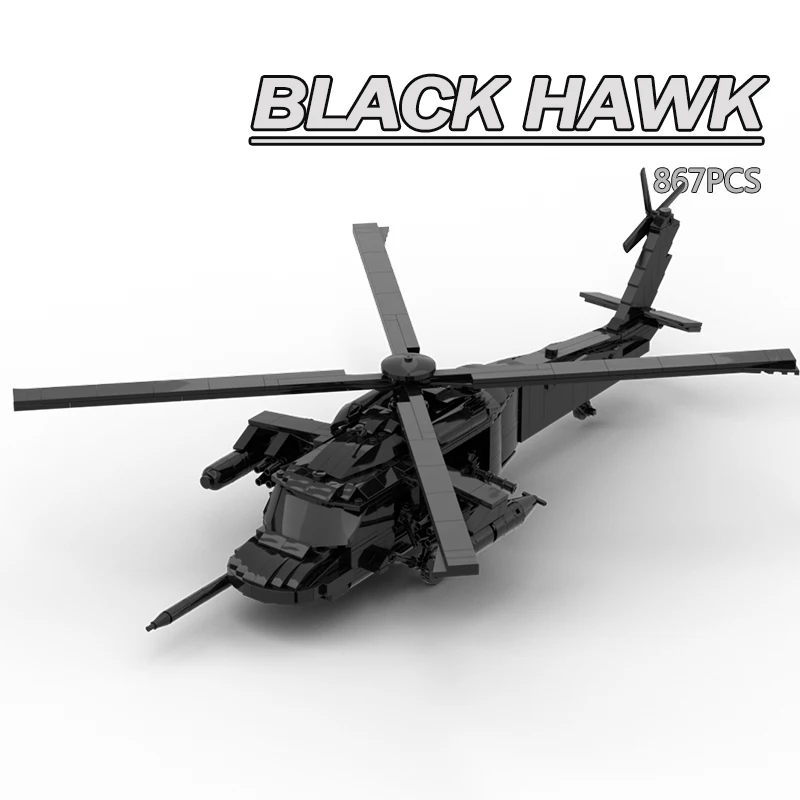 New Creator Military Series MH-60 Aiglhawk helicopter Model Fighter MOC Building Blocks Aircraft Bricks Toy Plane Model for boys
New Creator Military Series MH-60 Aiglhawk helicopter Model Fighter MOC Building Blocks Aircraft Bricks Toy Plane Model for boys