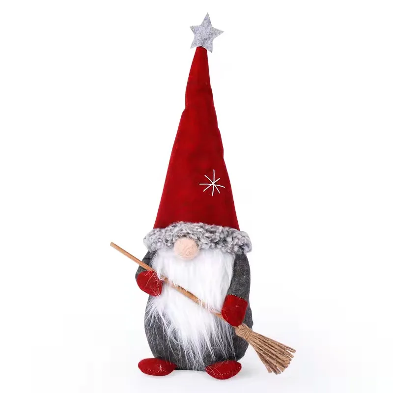 Christmas decoration creative Christmas faceless doll standing posture Rudolph Santa Claus doll broom dwarf doll
Christmas decoration creative Christmas faceless doll standing posture Rudolph Santa Claus doll broom dwarf doll