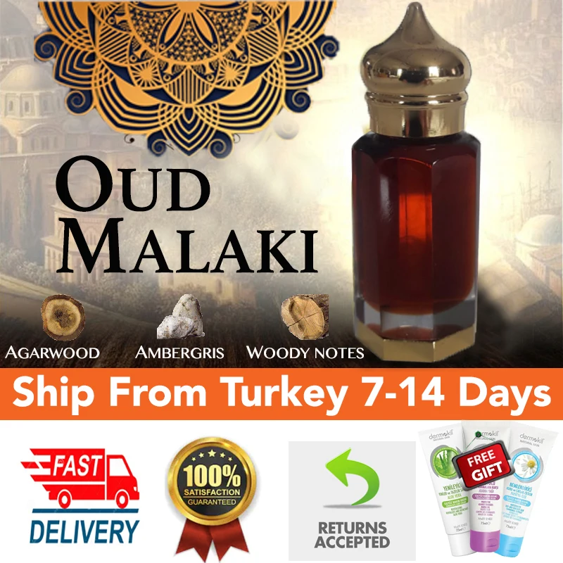 

CHOPARD OUD MALAKI Attar Musk Amber ORIENTAL ARABIAN No-Alcohol Agarwood Perfume Oil Fragrance