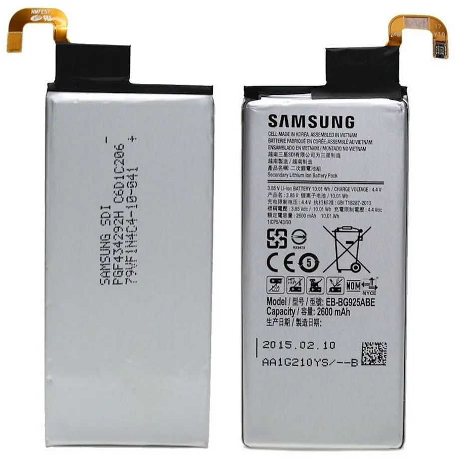 

Аккумулятор Samsung S6 Edge G925 BG925ABE 2600 мАч.