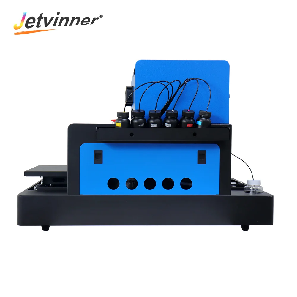 Jetvinner Multifunction LED Flatbed UV Printer A3 With Ink With Rotray For Phone Case Wood Bottle Acrylic Metal Printing Machine
Jetvinner Multifunction LED Flatbed UV Printer A3 With Ink With Rotray For Phone Case Wood Bottle Acrylic Metal Printing Machine