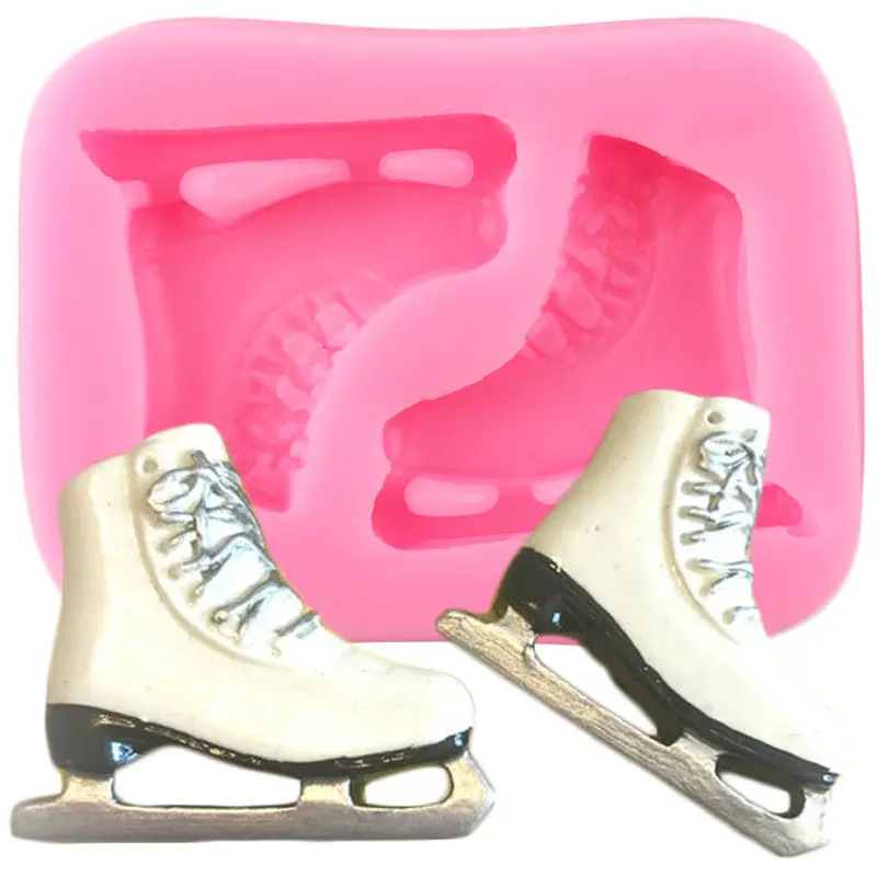 3D Skate Shoes Silicone Mold DIY Party Cupcake Topper Fondant Molds Cake Decorating Tools Candy Chocolate Gumpaste Resin Moulds
3D Skate Shoes Silicone Mold DIY Party Cupcake Topper Fondant Molds Cake Decorating Tools Candy Chocolate Gumpaste Resin Moulds