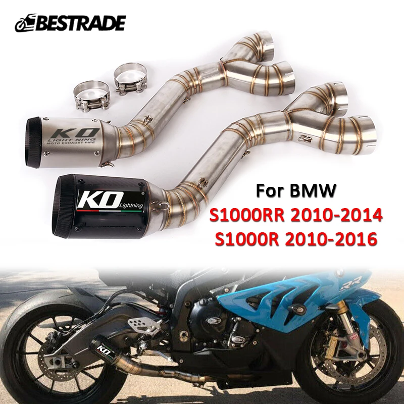 60mm Motorcycle Exhaust System Tip Muffler Connect Tube for BMW S1000RR 2010-2014 S1000R 2010-16 Stainless Steel Carbon Fiber
60mm Motorcycle Exhaust System Tip Muffler Connect Tube for BMW S1000RR 2010-2014 S1000R 2010-16 Stainless Steel Carbon Fiber