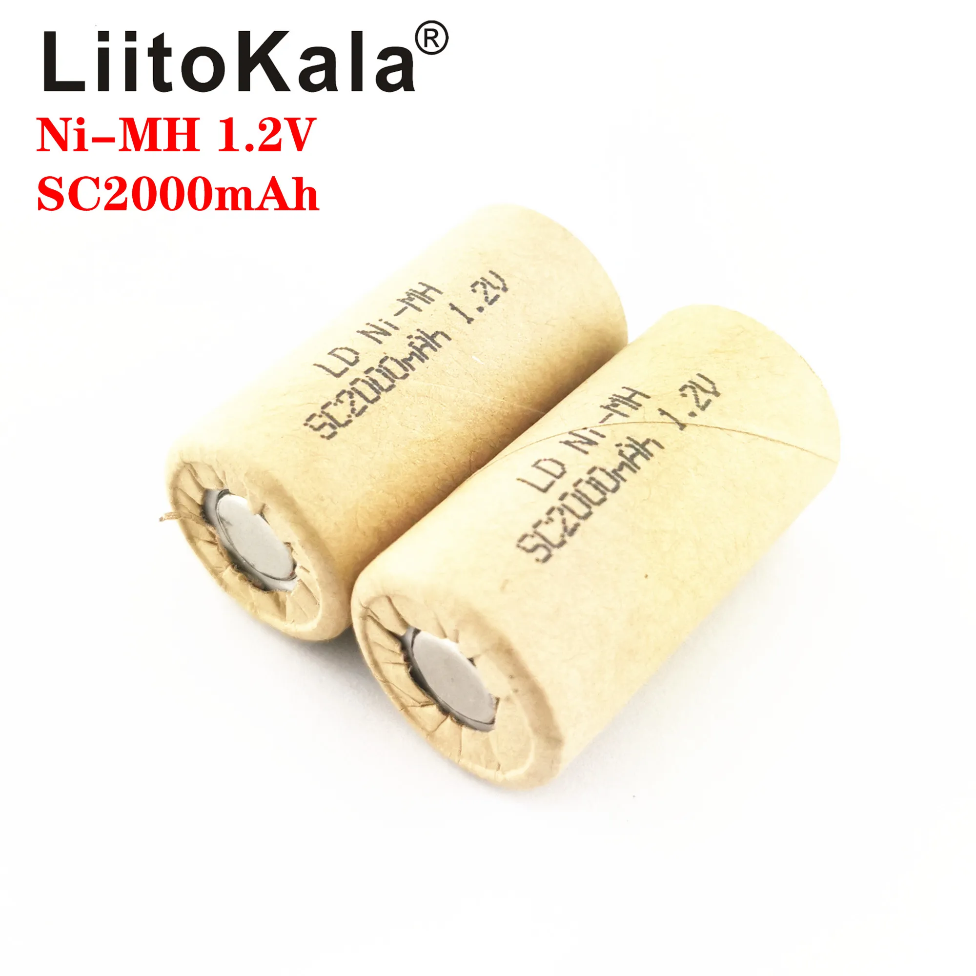 2023 LiitoKala Ni-MH 1.2V SC 2000mAh Ni MH high power tool battery cell discharge rate 10C rechargeable batteries cells 2.0Ah
2023 LiitoKala Ni-MH 1.2V SC 2000mAh Ni MH high power tool battery cell discharge rate 10C rechargeable batteries cells 2.0Ah