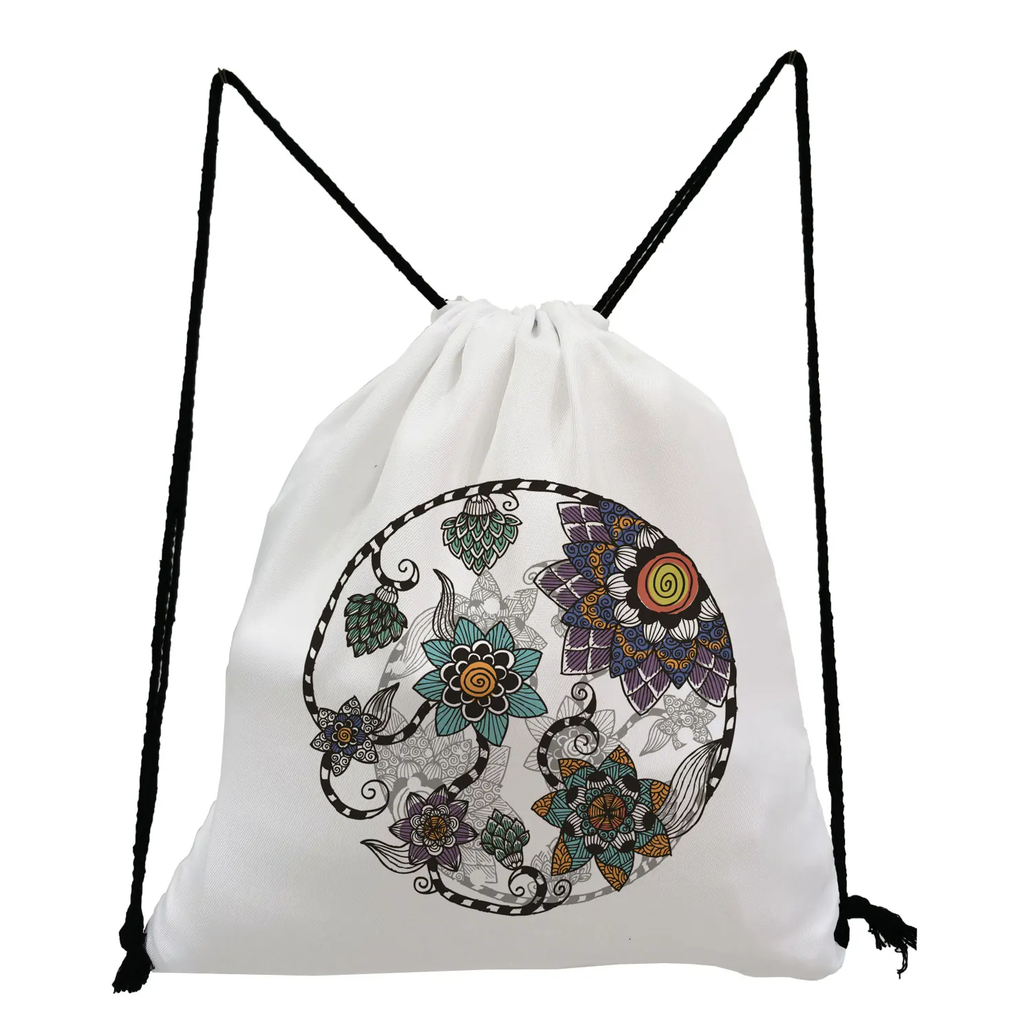 Geometry Floral Print Backpack Simple Creativity Drawstring Bags Preppy Style Book Bag High Capacity Shoe Bag to School Book Bag
Geometry Floral Print Backpack Simple Creativity Drawstring Bags Preppy Style Book Bag High Capacity Shoe Bag to School Book Bag