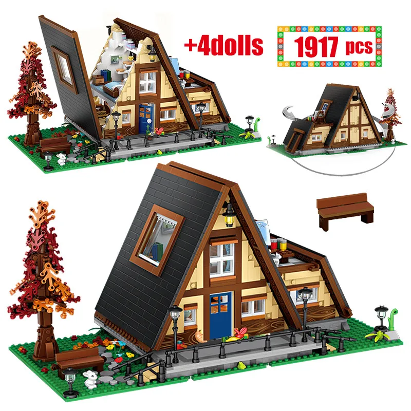 City Street View Mini Triangle Small House Architecture Building Blocks DIY Friends Home Forest Figures Bricks Toys For Children
City Street View Mini Triangle Small House Architecture Building Blocks DIY Friends Home Forest Figures Bricks Toys For Children
