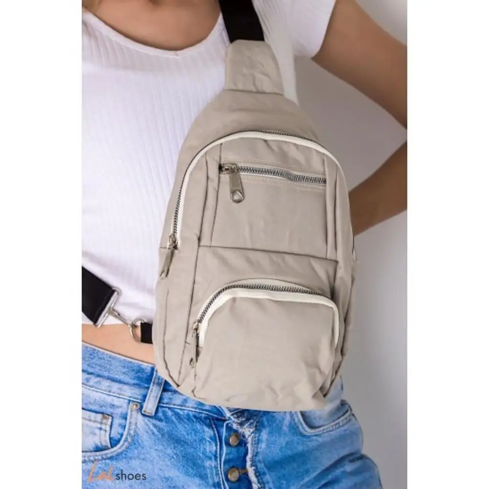 Mink Light Grey Color Fashion Trend Women Lady Quality Zippered Cloth Fabric Waist Crossbody Backpack and Shoulder Bag
Mink Light Grey Color Fashion Trend Women Lady Quality Zippered Cloth Fabric Waist Crossbody Backpack and Shoulder Bag