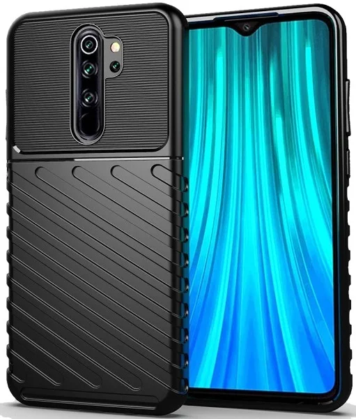 Фото Чехол Xiaomi Redmi Note 8 Pro цвет Black (черный) серия Onyx Caseport|Бамперы| |
