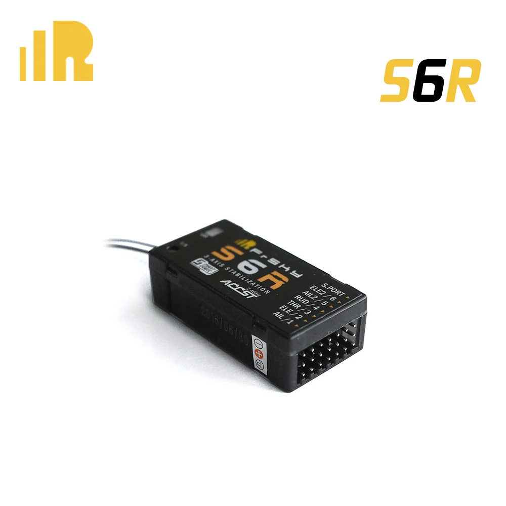 FrSky S6R 6 channel Receiver with 3-axis Stabilization
FrSky S6R 6 channel Receiver with 3-axis Stabilization