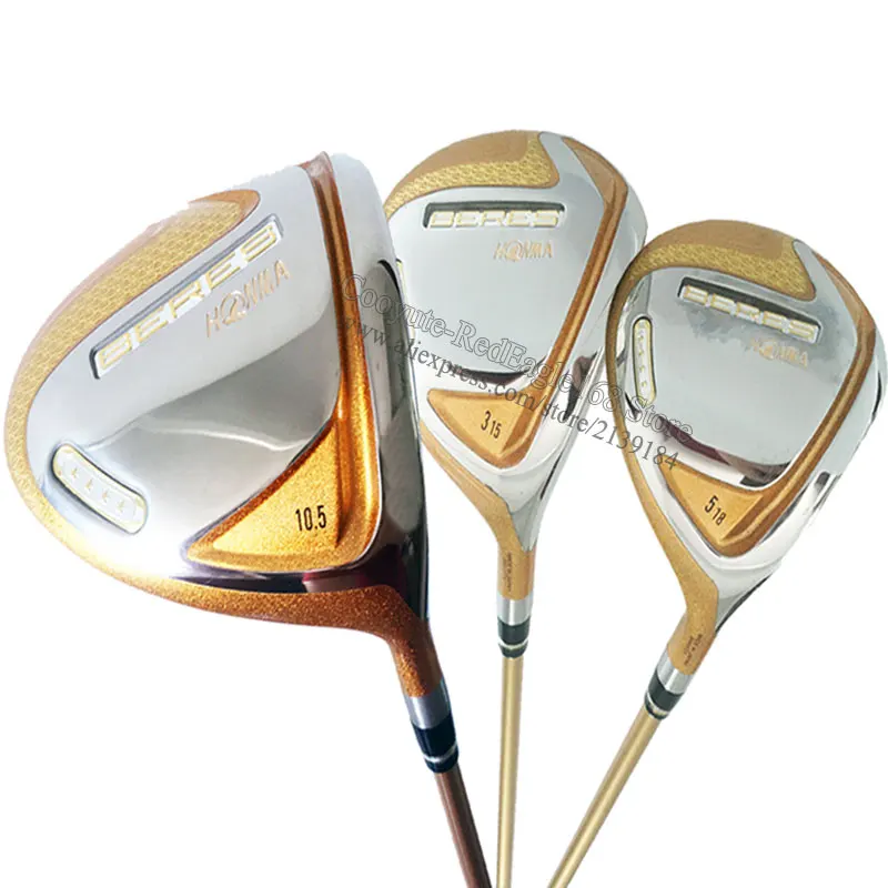 

Men's Golf Clubs 4 Star HONMA S-07 Golf Wood Set 10.5 Driver With 3/5 Fairway Woods R or S SR Flex Graphite Shaft Free Shipping