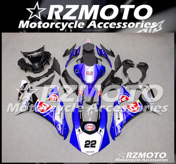 Новый комплект обтекателей для мотоцикла ABS, подходит для YAMAHA YZF - R1 2015 2016 2017 2018 2019 15 16 17 18 19, комплект кузова Pata 22
Новый комплект обтекателей для мотоцикла ABS, подходит для YAMAHA YZF - R1 2015 2016 2017 2018 2019 15 16 17 18 19, комплект кузова Pata 22