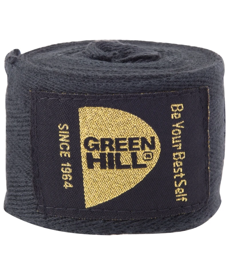 Bandage boxing Green Hill bc-6235c 3 5 M cotton Black | Спорт и развлечения