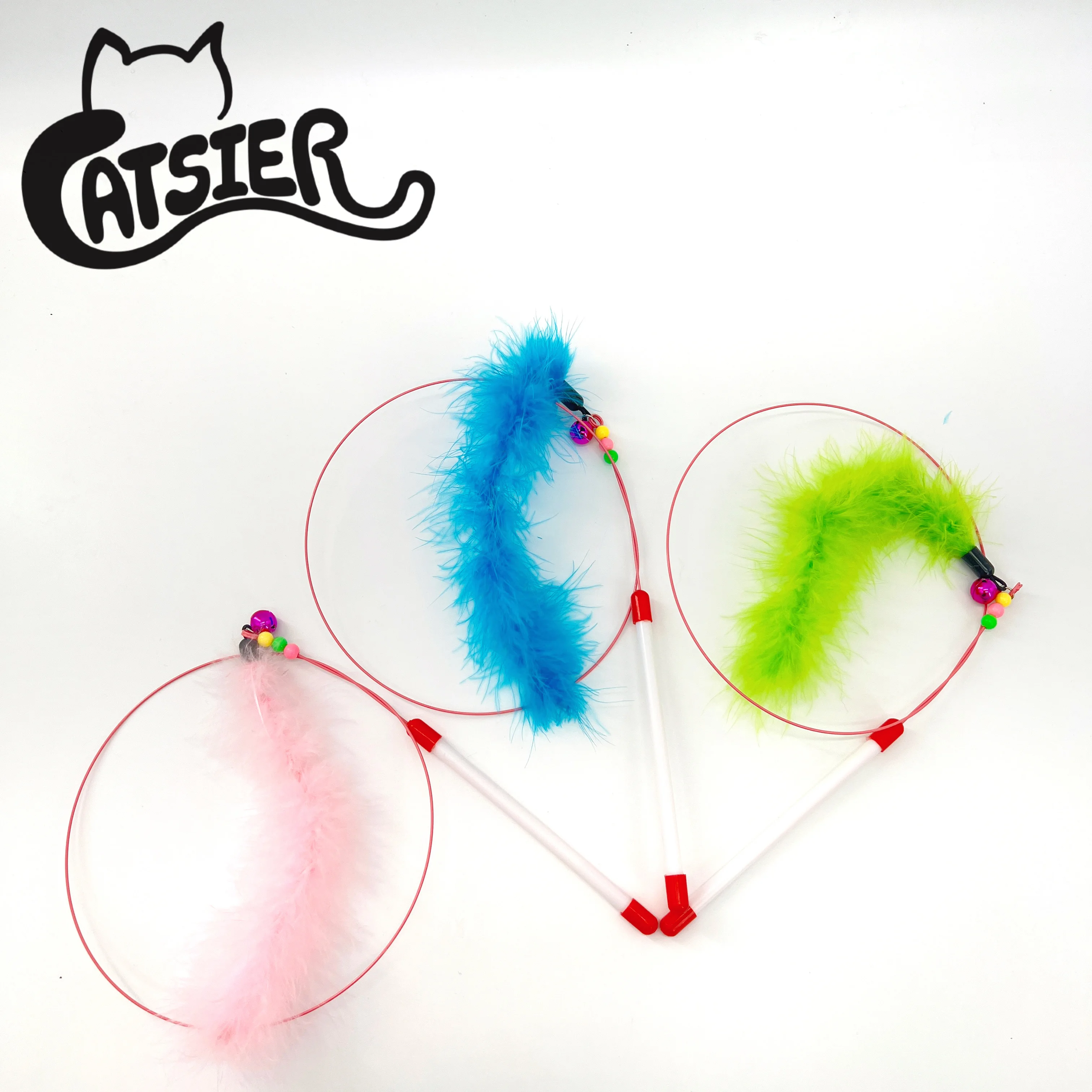 3Pcs/Lot Fish Feather Cat Toy With Bell Mouse Interactive Steel Wire Cat Stick Pet Toys Kitten Teaser
3Pcs/Lot Fish Feather Cat Toy With Bell Mouse Interactive Steel Wire Cat Stick Pet Toys Kitten Teaser