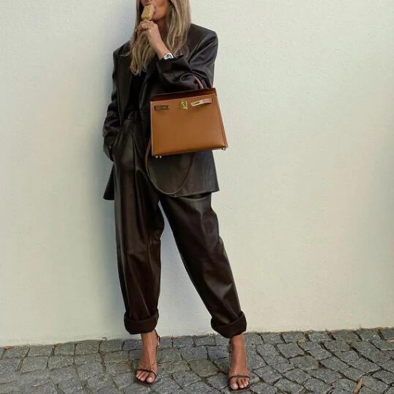 Holiwind 2021 Women's Pants Suit Office Blazer Elegant Coat Female 2 Piece Set 2021 Slim Outfit High Waist Trousers
Holiwind 2021 Women's Pants Suit Office Blazer Elegant Coat Female 2 Piece Set 2021 Slim Outfit High Waist Trousers