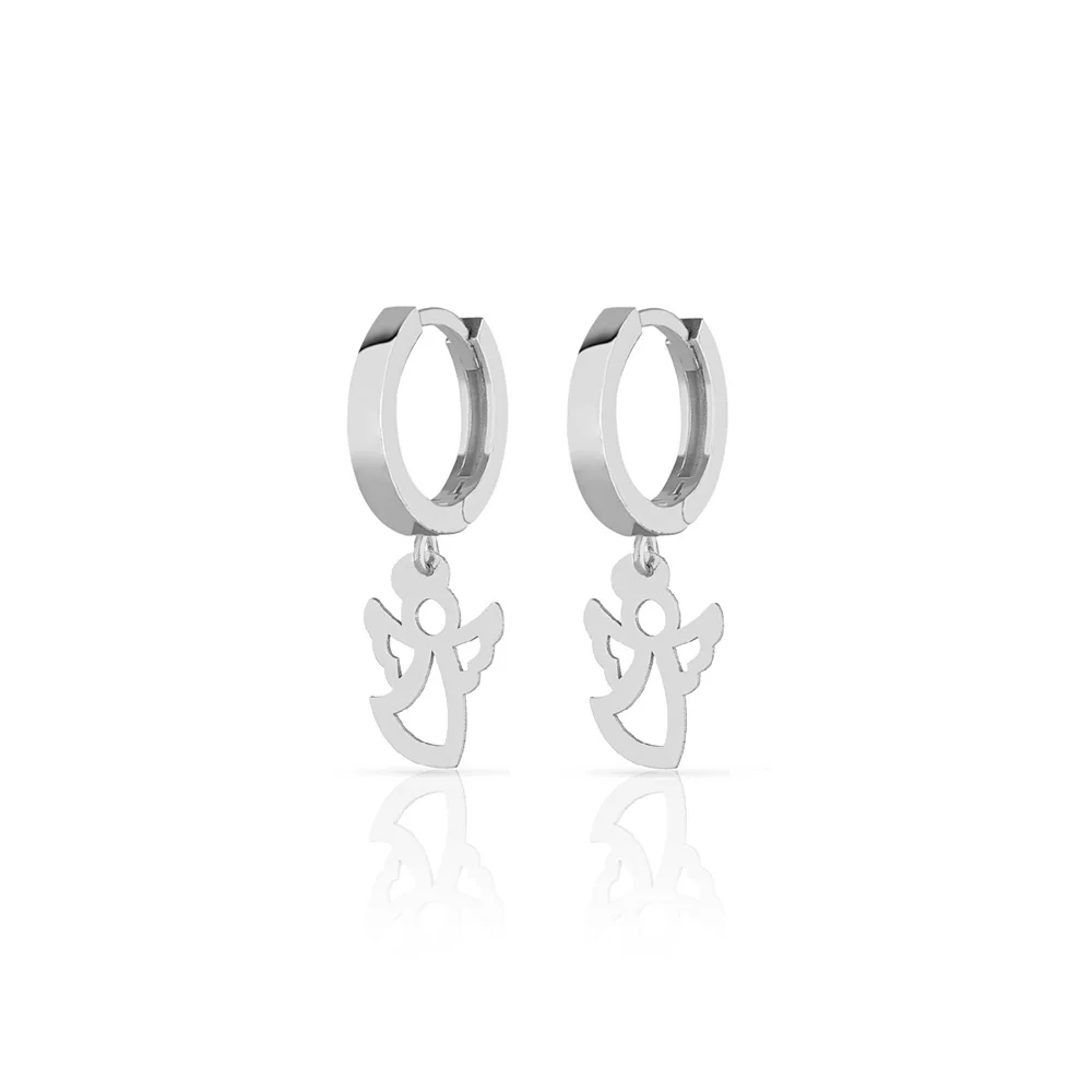 Professional Design Jewelry Angel 925 Sterling Silver Earrings For Women Rhodium Plated Drop Earrings
Professional Design Jewelry Angel 925 Sterling Silver Earrings For Women Rhodium Plated Drop Earrings