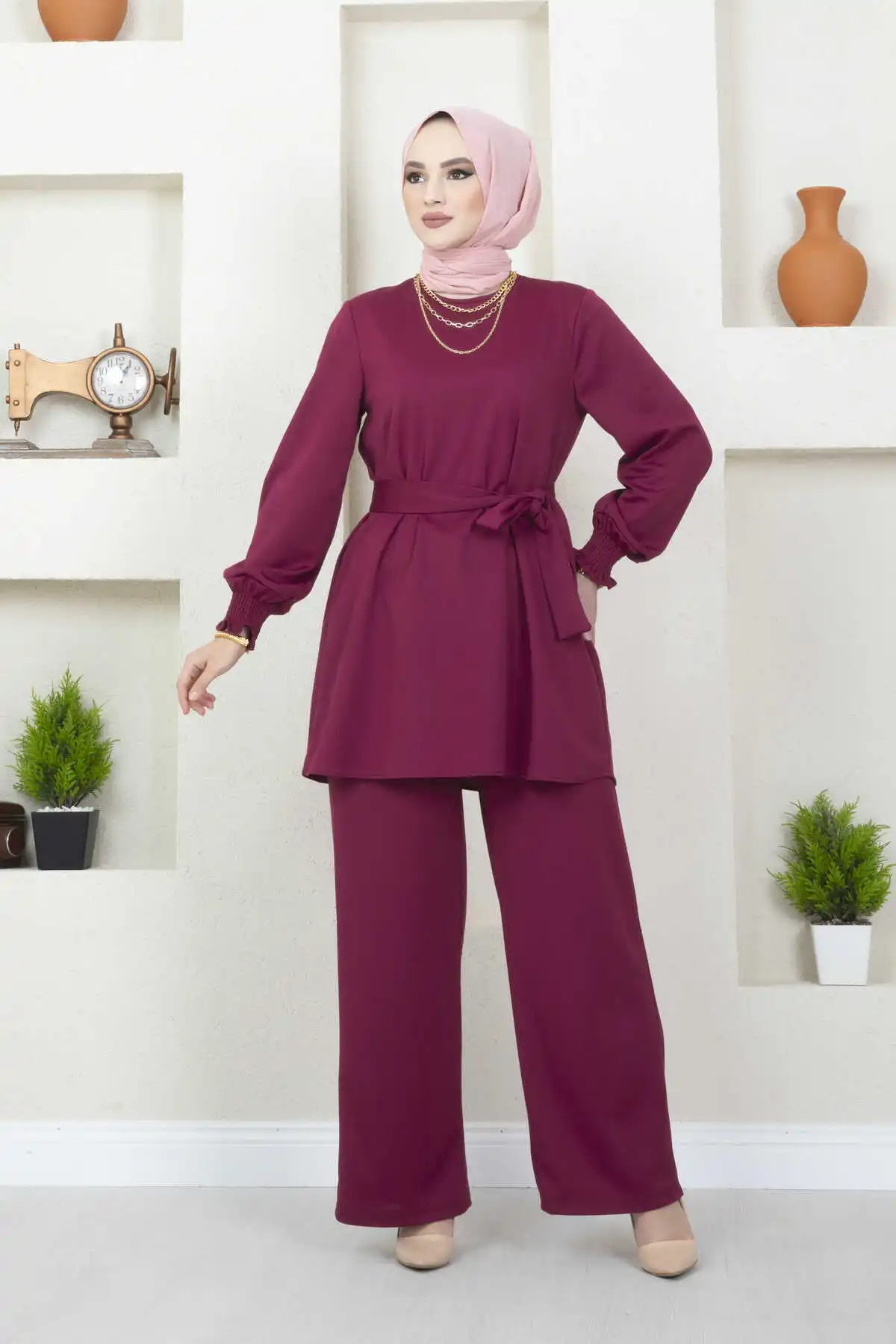2022 New Season Women Waist Belted 2 Piece Set Islamic Clothing Abaya Turkish Dresses Modest Dresses Abaya Tunic Hijab
2022 New Season Women Waist Belted 2 Piece Set Islamic Clothing Abaya Turkish Dresses Modest Dresses Abaya Tunic Hijab