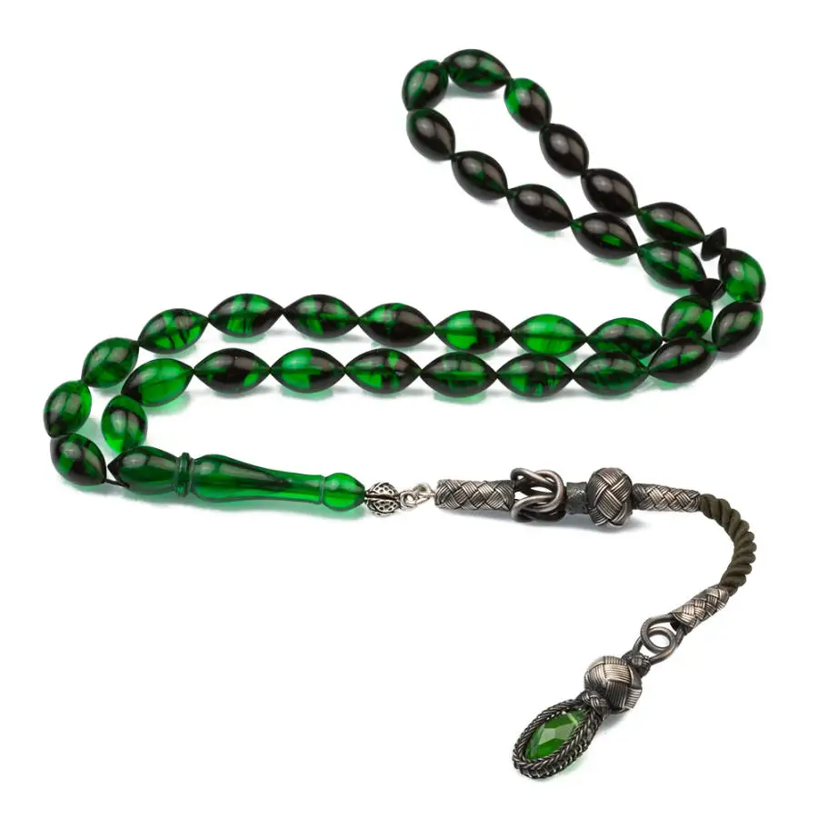 Зеленые волнистые янтарные четки (Tasbih) с серебряными кисточками 1000k, модные турецкие высококачественные ручная работа Jawelery
Зеленые волнистые янтарные четки (Tasbih) с серебряными кисточками 1000k, модные турецкие высококачественные ручная работа Jawelery