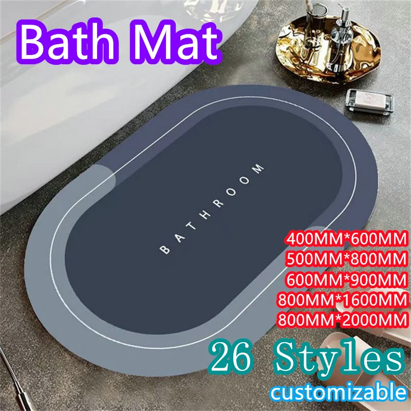 Quick Dry Bathroom Decoration Bathroom Mat Doormat Home Non Slip Bathroom mat Washable Bathroom Floor Mat
Quick Dry Bathroom Decoration Bathroom Mat Doormat Home Non Slip Bathroom mat Washable Bathroom Floor Mat