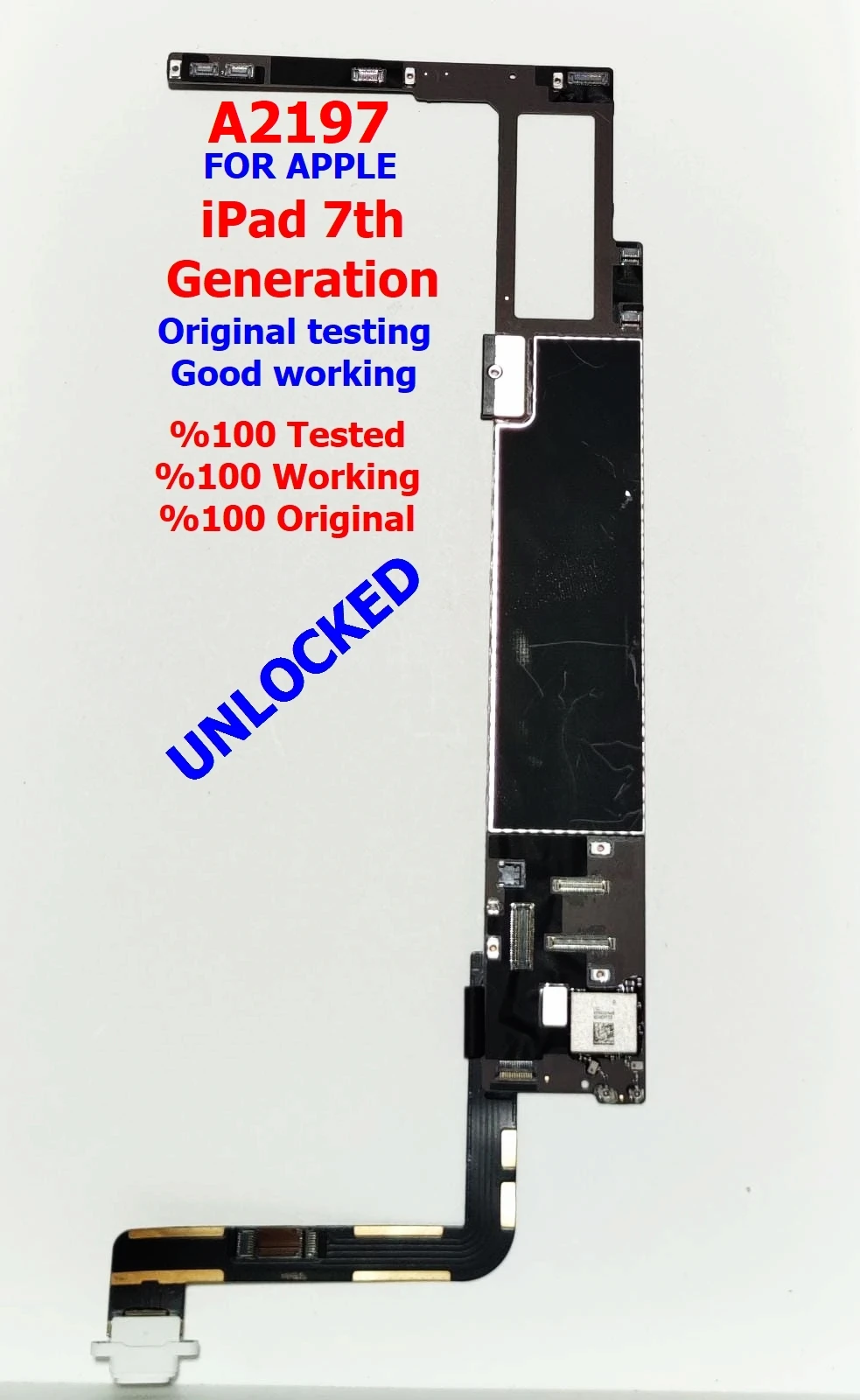 For APPLE A2197 7TH GENERATION MOTHERBOARD unlocked were FULL tested and proved successful assembly meat and ready to use
For APPLE A2197 7TH GENERATION MOTHERBOARD unlocked were FULL tested and proved successful assembly meat and ready to use