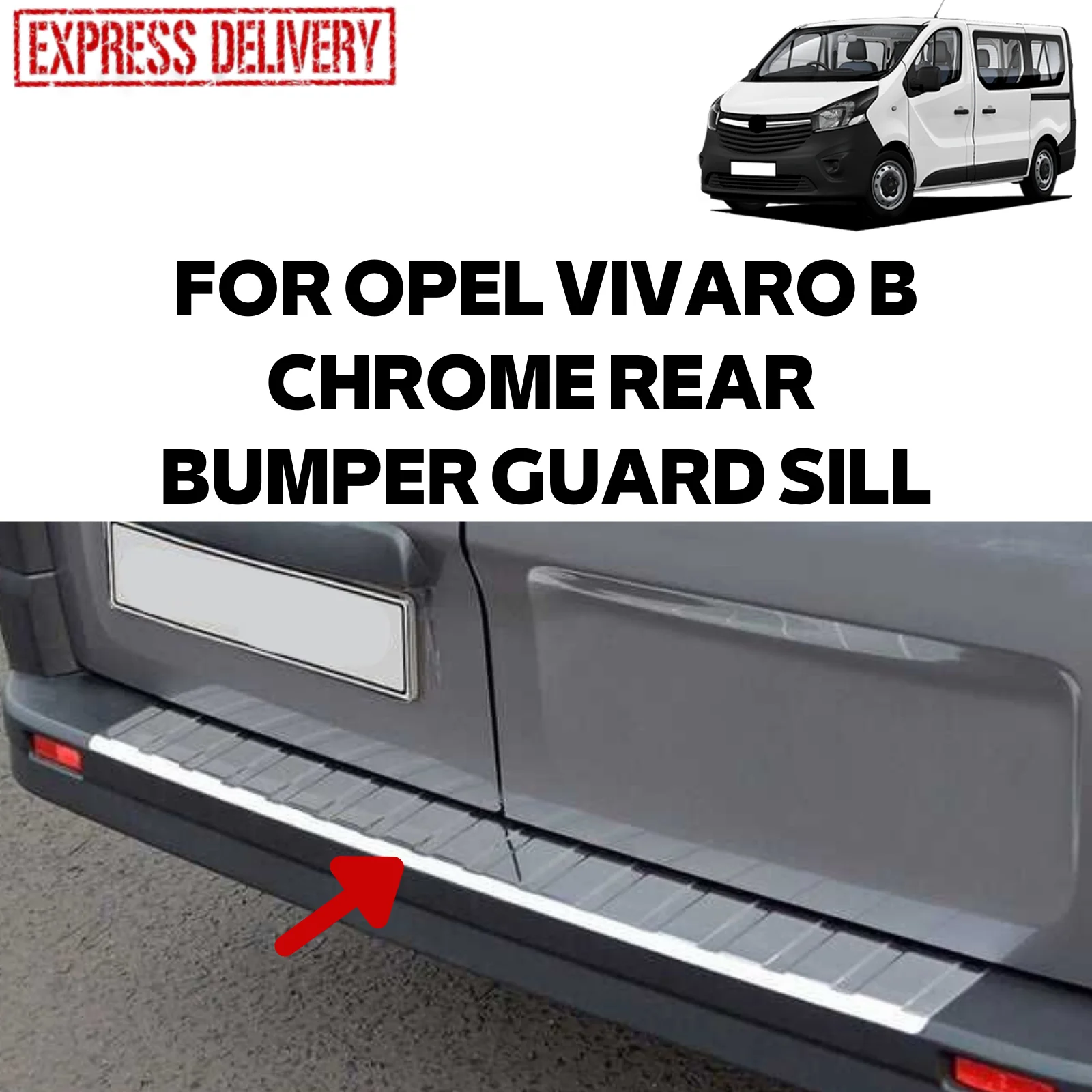 Хромированная защитная накладка на задний бампер для OPEL VIVARO B 2014-2019, протектор порога багажа, пластина из нержавеющей стали, автомобильные а...
Хромированная защитная накладка на задний бампер для OPEL VIVARO B 2014-2019, протектор порога багажа, пластина из нержавеющей стали, автомобильные а...