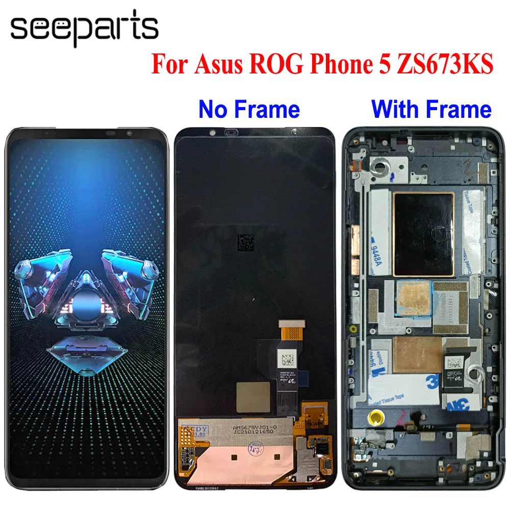 For Asus ROG Phone 5 ZS673KS LCD Display Touch Screen Digitizer Assembly For Asus ZS673KS LCD Display
For Asus ROG Phone 5 ZS673KS LCD Display Touch Screen Digitizer Assembly For Asus ZS673KS LCD Display