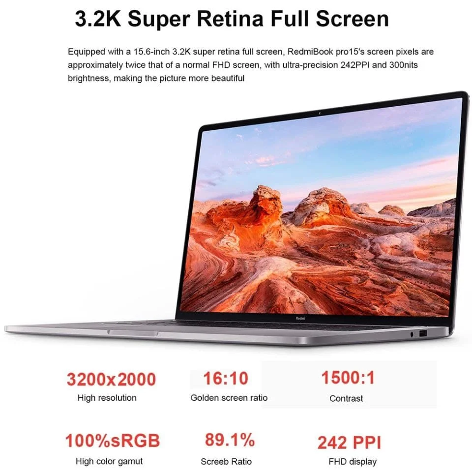 2020 Mi Red mi-Book Pro ноутбук с диагональю 15 6 дюйма Intel MX450 искусственная кожа 16 ГБ 512 Note-book