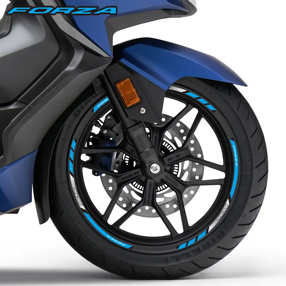 New Arrival!! For Honda FORZA 125 250 300 350 Motorcycle Wheel LOGO Sticker Stripes Reflective stripe Waterproof Tire Decals Set
New Arrival!! For Honda FORZA 125 250 300 350 Motorcycle Wheel LOGO Sticker Stripes Reflective stripe Waterproof Tire Decals Set