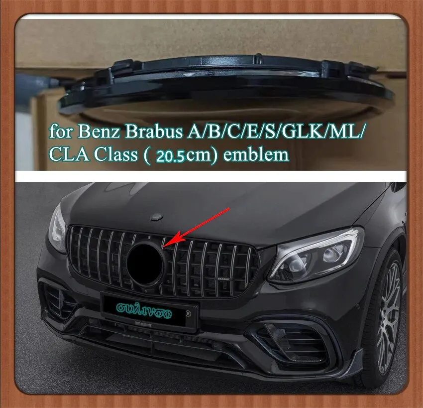 Эмблема переднего гриля для Benz Brabus A/B/C/E/S/GLK/ML/CLA/GLC/GLE/GLS/ E Class, 20,5 см, 2013-2019
Эмблема переднего гриля для Benz Brabus A/B/C/E/S/GLK/ML/CLA/GLC/GLE/GLS/ E Class, 20,5 см, 2013-2019