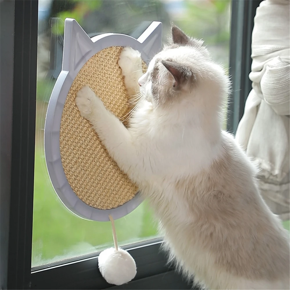 Cat Shape Scratching Pad Kitten Wall Sisal Board With Strong Sucker Toy Furniture Mat Anti-Slip Grinding Claw Protect Washable
Cat Shape Scratching Pad Kitten Wall Sisal Board With Strong Sucker Toy Furniture Mat Anti-Slip Grinding Claw Protect Washable