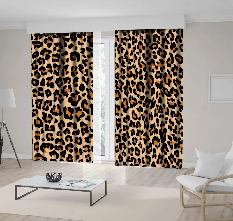 Curtain Leopard Pattern Animal Print African Wildlife Nature Fashion Theme Decorative Black Orange Beige
Curtain Leopard Pattern Animal Print African Wildlife Nature Fashion Theme Decorative Black Orange Beige