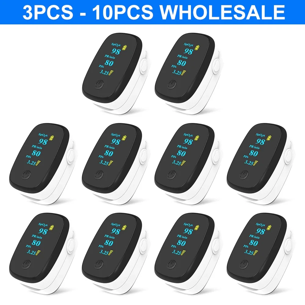 Wholesale! Portable Finger Medical Pulse Oximeter Blood Oxygen Heart Rate Saturation Meter OLED Oximetro De Dedo Pulsioximetro
Wholesale! Portable Finger Medical Pulse Oximeter Blood Oxygen Heart Rate Saturation Meter OLED Oximetro De Dedo Pulsioximetro