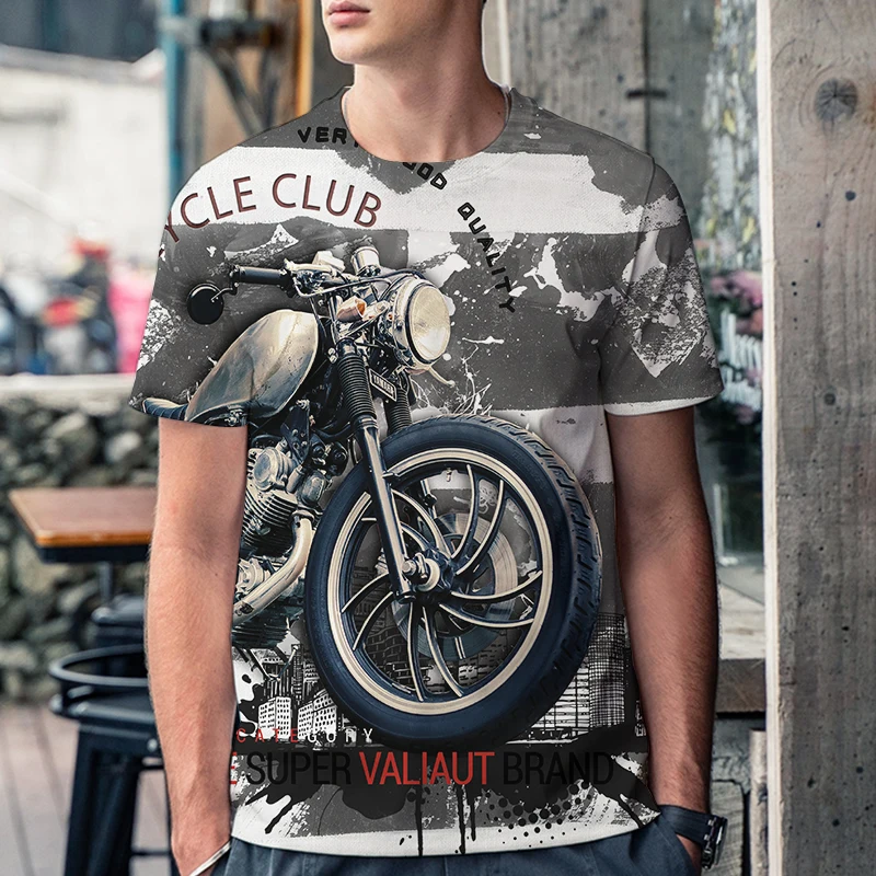 Locomotive T-Shirt Motorcycle 3d Printed Men 'S T -Shirt Summer Fashion Tops Punk T -Shirt Men 'S Plus Size Streetwear XXS-4XL
Locomotive T-Shirt Motorcycle 3d Printed Men 'S T -Shirt Summer Fashion Tops Punk T -Shirt Men 'S Plus Size Streetwear XXS-4XL