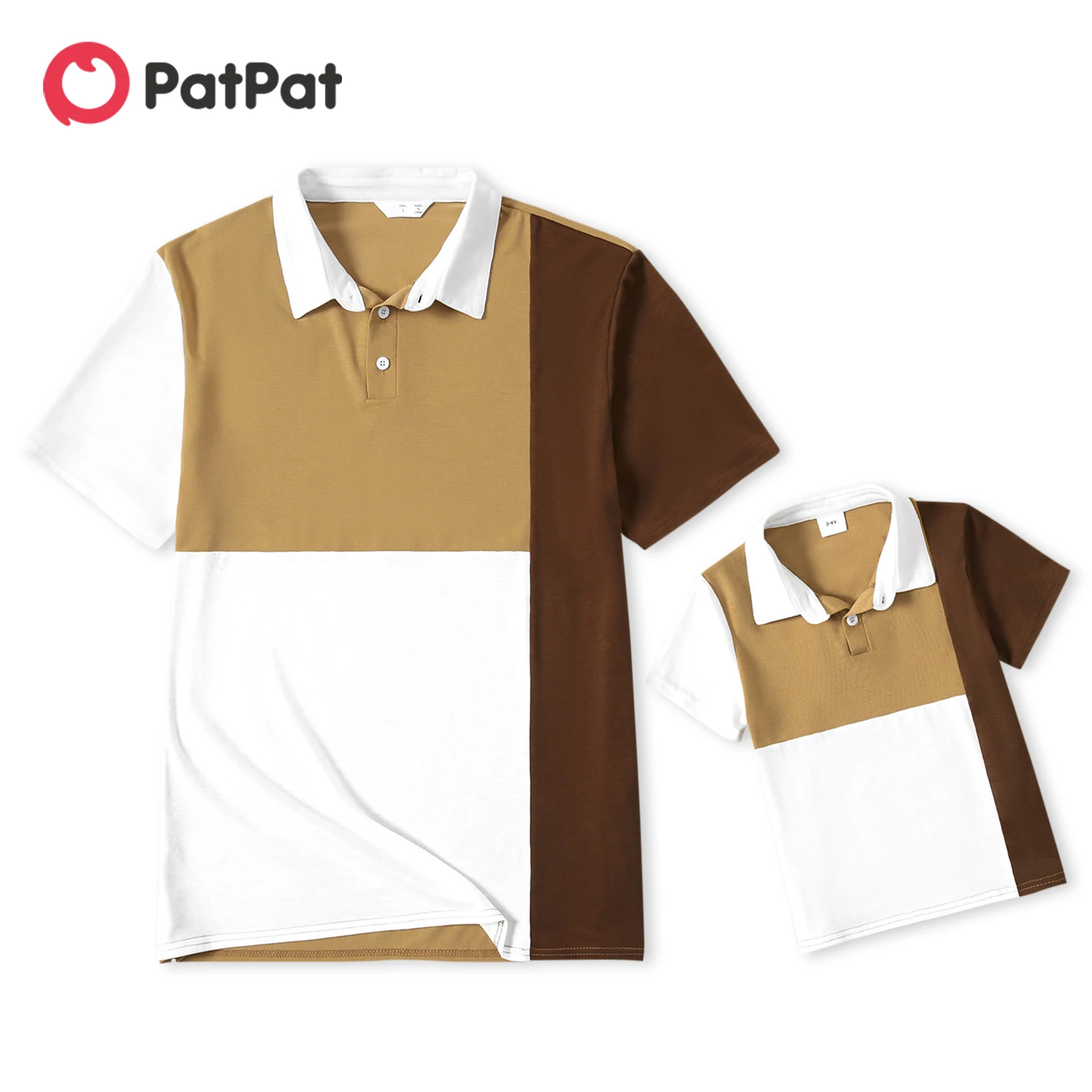 PatPat Family Matching Color Block Splicing Short-sleeve Polo Shirts for Dad and Me
PatPat Family Matching Color Block Splicing Short-sleeve Polo Shirts for Dad and Me